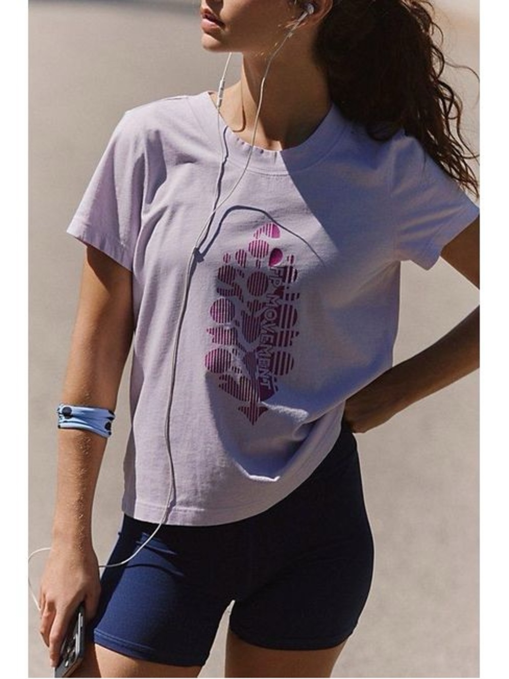 Free People Pale Pink Crewneck Shirt NWOT